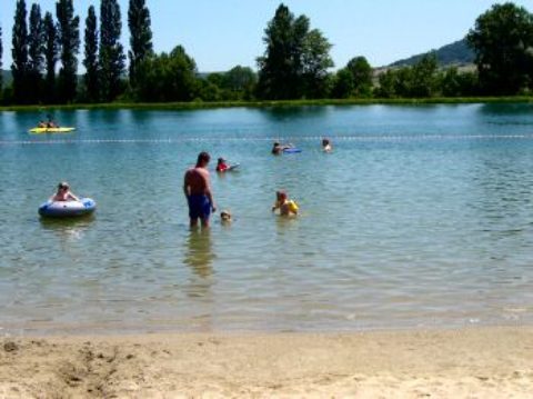 Lake and Beach at Puivert